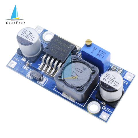 LM2596S DC-DC Step Down Power Supply Module 4V-35V 3A Adjustable Buck Module Board LM2596 Voltage Regulator 24V 12V ► Photo 1/6