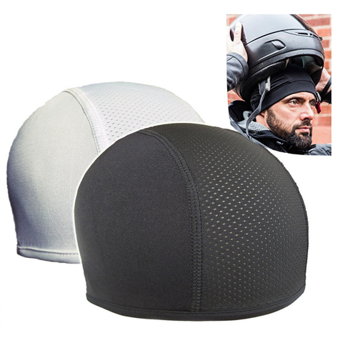 1pc Motorcycle Helmet Hat Inner Cap Quick Dry Breathable Helmet Dome Cap Racing Cap Under Beanie Cap Motorcycle Accessories ► Photo 1/6