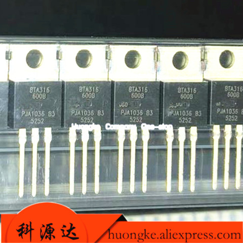 10PCS/LOT BTA316-600B BTA316-800B   BTA316 TO-220 IN STOCK ► Photo 1/1