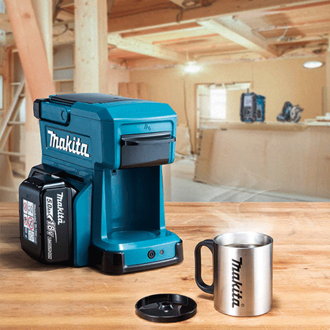 Japan Makita Cordless coffee maker DCM501 Rechargeable coffee machine 18V outdoor Easy to carry Working coffee machine 12V 250ml ► Photo 1/6
