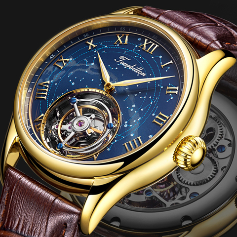 A++ Top Tourbillon Mechanical Watch Men Top Brand Luxury Clock Men Sapphire Crystal Mechanical Watches Man Relogio Masculino ► Photo 1/6