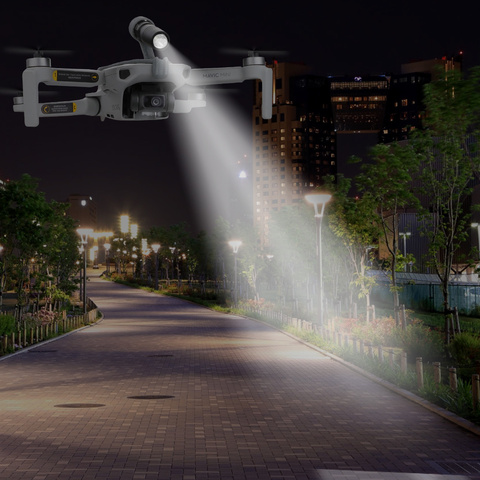 Drone Night Flight LED Light For DJI Mavic Air 2 Photography Fill light Lamp 3D Printed Flashlight Bracket mavic air Accessories ► Photo 1/6