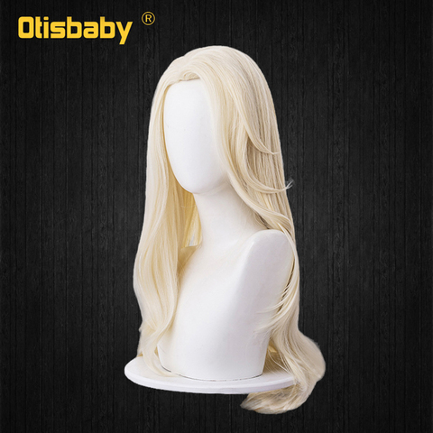 Women Children Princess Elsa Cosplay Wig Silver White Hair Snow Queen Anna Cosplay Long Wig Christmas Synthetic Hair Christmas ► Photo 1/5