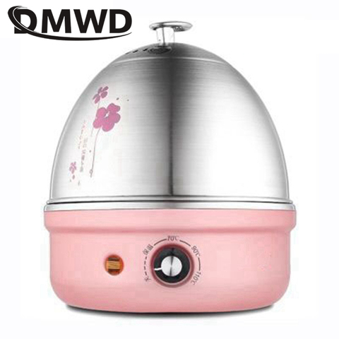 DMWD Multifunctional Electric Eggs Boiler Cooker Steamer reheat For up to 7 Eggs corn heating milk Cooking Tool Stainless Steel ► Photo 1/6