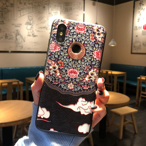 3D Flower Embossed Cover For Xiaomi Mi 10T 10 Ultra Pro 9 8 Lite Mix 3 2S Redmi K30 K20 Note 9S POCO X2 Case Soft Shell Funda ► Photo 1/6