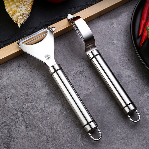 2Pcs Stainless Steel Peeler Potato Vegetable Peeler Slicer Grater Fruit Apple Peeler Knife Vegetable Tools Kitchen Accessories ► Photo 1/6