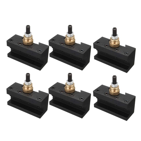 6PCS Tooling Package Mini Lathe Quick Change Tool Post & Holders Multifid Tool Holder ► Photo 1/6