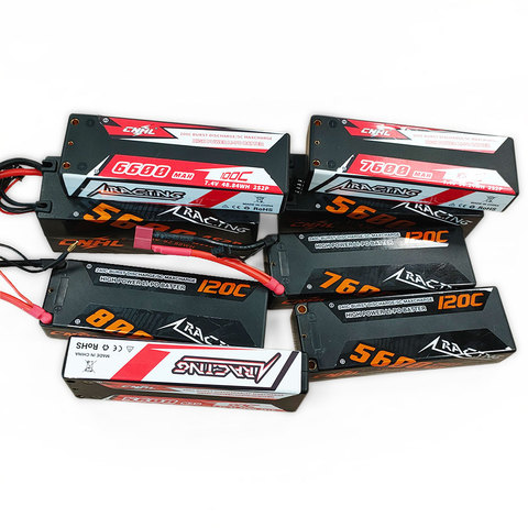 CNHL Hardcase Lipo Battery 2S 3S 4S 7.4v 11.1v 14.8v 4900mah 5200mah 5600mah 6200mah 6600mah 7600mah 8000mah 100c 120c with Dean ► Photo 1/5