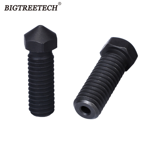 High Quality Hardened Steel Volcano Nozzle PEI PEEK Carbon Fiber Filament 3D Printer Parts for E3D Volcano Hotend Extruder ► Photo 1/6