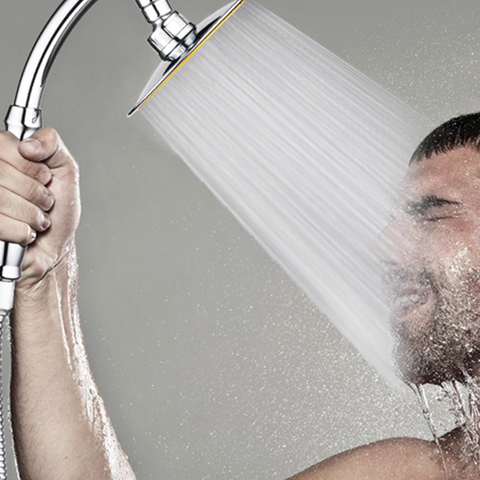 High Pressure Shower Head 360 Rotatable Adjustable Bathroom Rain Shower Head Spray Bath Handheld Shower Head Replacement ► Photo 1/6