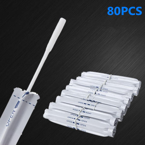 50PCS 80Pcs/Box Wet Alcohol Cotton Swabs Double Head Cleaning Stick For IQOS 2.4 PLUS For IQOS 3.0 LIL/LTN/HEETS/GLO Heater ► Photo 1/5