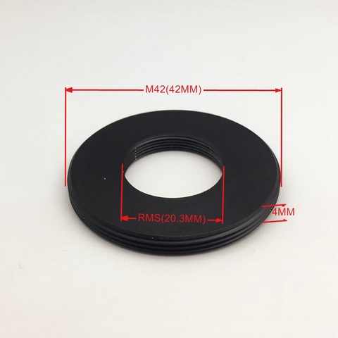 Microscope Objective RMS Thread Transfer to M42 x0.75  Interface Adapter Ring for Olympus microscopio ► Photo 1/2