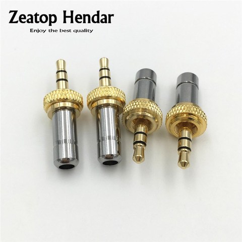 4Pcs New Copper Mini 3.5 mm Plug Audio Jack 4 Pole Earphone Adapter for DIY Stereo Headset Earphone or Used for Repair Earphone ► Photo 1/1