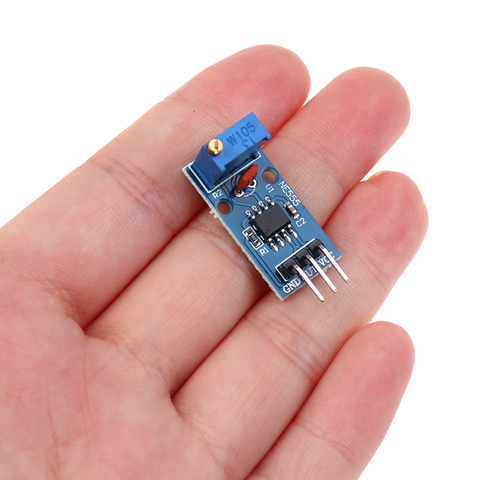 1pc 5V-12V NE555 Frequency Adjustable Pulse Generator Module NE555 Chip 3*1.5cm ► Photo 1/6