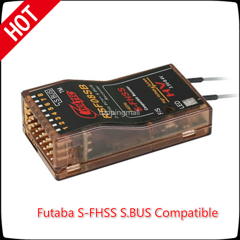 RSF08SB 8ch Futaba S-FHSS S.BUS Compatible Receiver for 10J 8J 6K 6J  14sg 18MZ WC 18SZ Frsky Delta  16% Off ► Photo 1/3