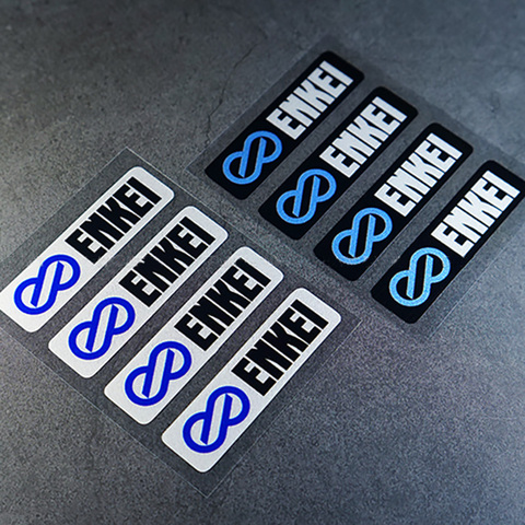 4pcs For Enkei Alloy Wheel Sticker Car Spoke Reflective Waterproof Decal Stickers JDM Evo ► Photo 1/4