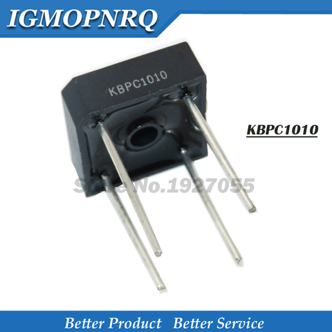 5PCS KBPC1010 10A 1000V DIP Diode Bridge Rectifier diode c1010 dip-4 new ► Photo 1/1