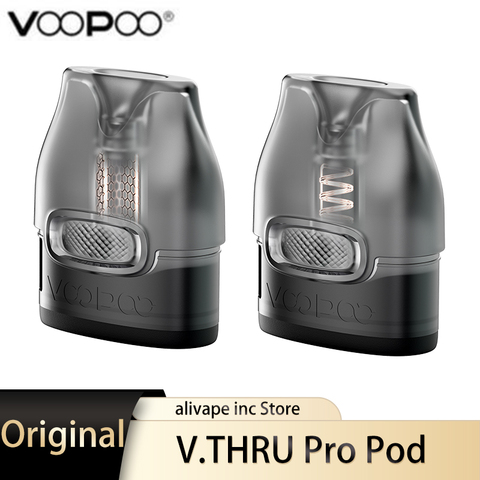 Original VOOPOO V.THRU Pro Pod Cartridge fit for V.THRU Pro Kit 3ml Vape Pod 0.7ohm/1.2ohm E Cigarette Vaporizer V.THRU Pro Pod ► Photo 1/3