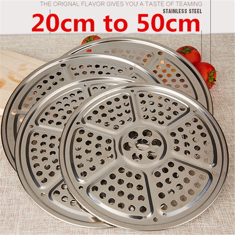 304 stainless steel best quality kitchen Gadgets steamer compartment large boiler steaming plate with steamed rice cooker rack ► Photo 1/6