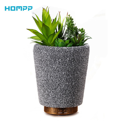 Ultrasonic Aroma Diffuser Simulation Green Plant Aromatherapy Mute Humidifier 200ML Air Vaporizer BPA Free  Waterless Auto Off ► Photo 1/6