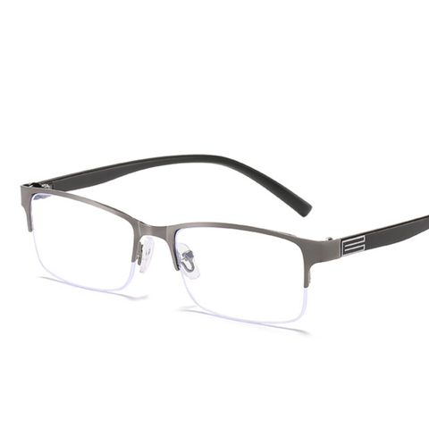 Metal Half Frame Finished Myopia Glasses Women Men Nearsighted Student Diopter -1 -1.5 -2.0 -2.5 -3.0 -3.5 -4.0 -4.5 -5.0 -6.0 ► Photo 1/6