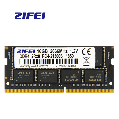 ZiFei  ram  DDR4  32GB  16GB  8GB  4GB  2133MHz  2400MHz 2666MHz  260Pin SO-DIMM  module Notebook memory  for Laptop ► Photo 1/6