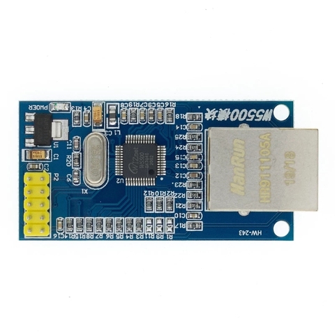 1 Piece W5500 Ethernet network module hardware TCP / IP 51 / STM32 microcontroller program over W5100 A32 ► Photo 1/6