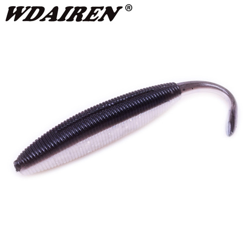 6Pcs/lot Shad Fishing Lure Easy shiner jigging Wobbler 100mm 4.7g Soft Bait Carp Fishing Paddle Single Tail Silicone Lures ► Photo 1/5