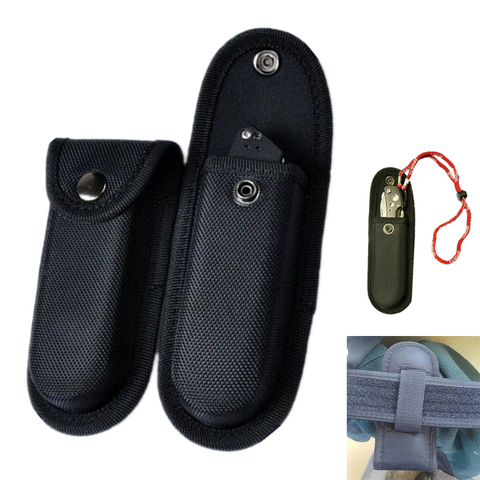 Flashlight Holder Fold Knife Bag Camp Outdoor kit Tool Pouch Plier Case Sheath Waist Nylon Storage belt loop Pocket Carry pack ► Photo 1/1
