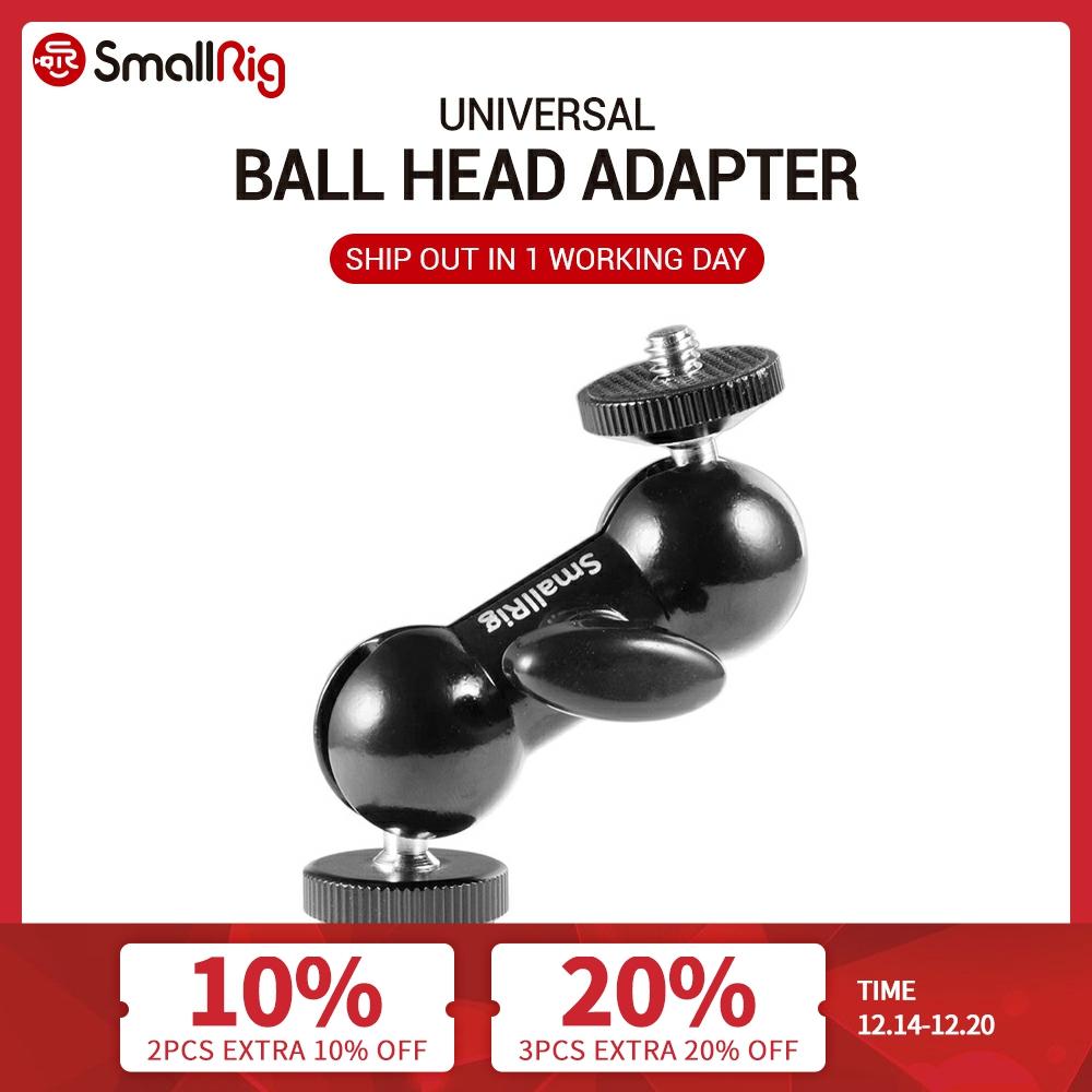 SmallRig Cool Ball head V1 Multi-function Double Ball head with Shoe Mount & 1/4