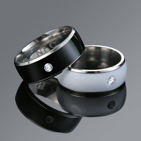 1PC Wearable Connect NFC Multifunctional Intelligent Ring For All Android Technology Finger Smart Wear Finger Digital Ring ► Photo 1/6