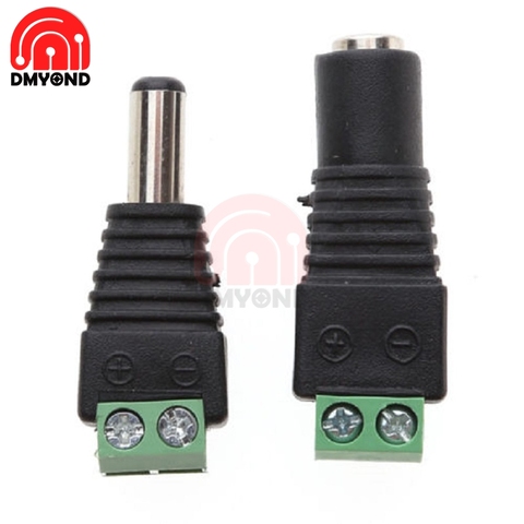 5pair 5 x Male + 5 x Female 2.1x5.5mm DC Power Cable Jack Adapter Connector Plug Led Strip CCTV Camera Use 12V ► Photo 1/4