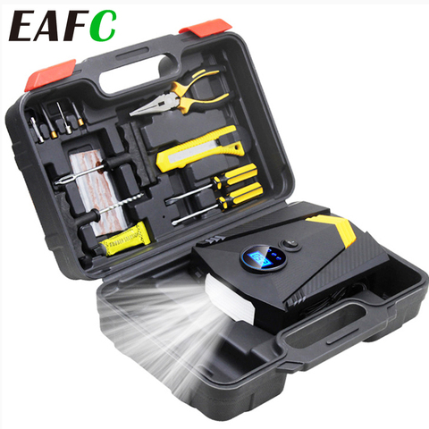 Tool Box Car Air Compressor Intelligent Tire Inflatable Pump 12V Portable Auto Tyre Inflator for Car Tire Tyre Inflator ► Photo 1/6