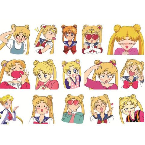 cute self made anime sailor moon sticker cartoon girl scrapbook decor pvc stationery stickers school office supply price history review aliexpress seller mom baby store alitools io