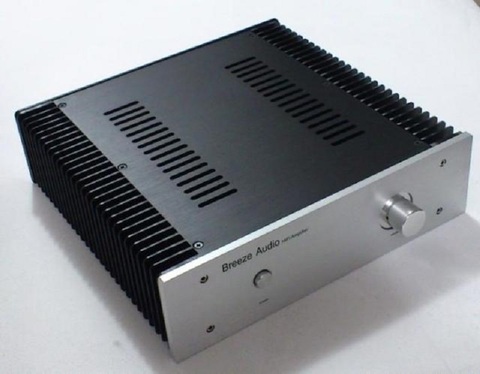 BRZHIFI BZ3209 double radiator aluminum case for class A power amplifier ► Photo 1/5