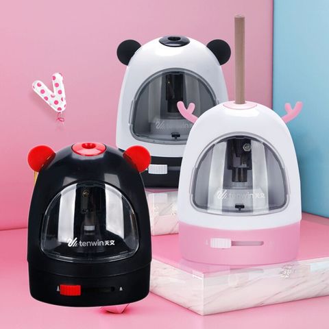 tenwin Electric Pencil Sharpener Multi-function Automatic Pencil Sharpener Cartoon Pencil Sharpener Stationery School Supplies ► Photo 1/6