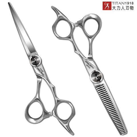 Titan 6 inch thinning cut style tool stainless steel hair scissors salon hairdressing scissors ножницы парикмахерские ► Photo 1/6