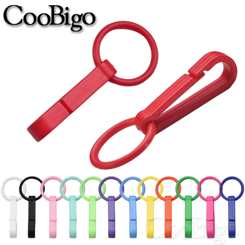 50pcs Colorful Keychain Plastic Buckles Snap Hook With O Ring For Backpack Curtains Blinds Cord Masks Lanyard Connectors Parts ► Photo 1/6