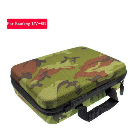 Hunting Bag For BAOFENG UV-5R UV-5RA DM-UV5R TYT TH-F8 Walkie Talkie travel case Camouflage gift bag Two Way Radio Case Carring ► Photo 1/6