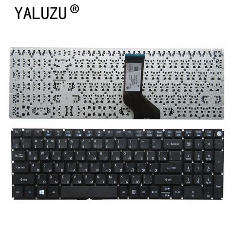 YALUZU russian laptop Keyboard for Acer Aspire E5-574 E5-574G E5-574T E5-575 E5-575G E5-575T 6B.MVRN7.020 NSK-RE1SQ 9Z.NC3SW.10S ► Photo 1/6