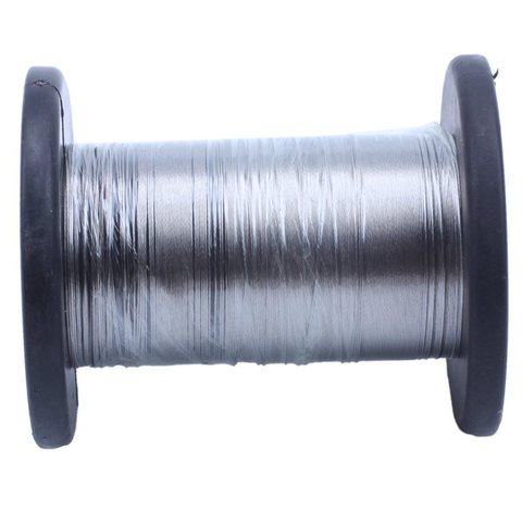 30M 304 Stainless Steel Wire Roll Single Bright Hard Wire Cable 0.1mm 0.6mm 