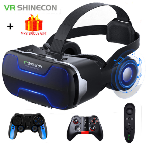 VR Shinecon 3 D Casque Viar 3D Glasses Virtual Reality Headset Helmet Goggles Augmented Lenses for Phone Smartphone Binoculars ► Photo 1/6
