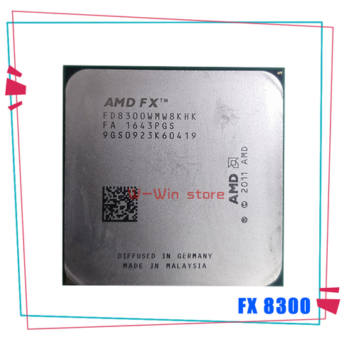 AMD FX-8300 FX 8300 FX8300 3.3 GHz Eight-Core 8M Processor Socket AM3+ CPU 95W Bulk Package FX-8300 ► Photo 1/2