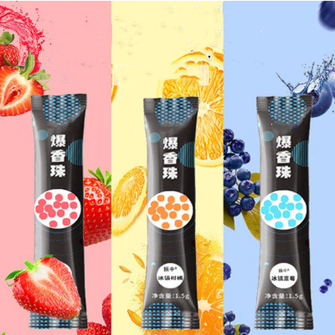200ps Cigarette Pops Fruit Menthol Capsule powerful Mint beads flavor Explosion Blast Ball For holder Filter Smoking Accessories ► Photo 1/6