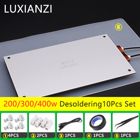 LUXIANZI Aluminum Led Remover BGA Desoldering Station PTC Fever Plate Preheating LCD Strip Chip Repair Thermostat Heating Plate ► Photo 1/6