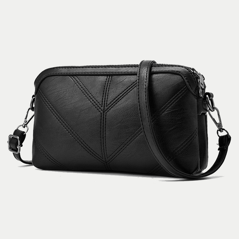 Small Square Flap Bag Fashion Brand High Quality PU Leather Women's Handbag Solid Color Shoulder Messenger Bags Purse ► Photo 1/6