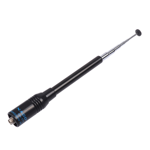 NA-773 SMA-F UHF+VHF Handheld Telescopic Antenna for BAOFENG UV-5R/82/B5/B6 888S ► Photo 1/6