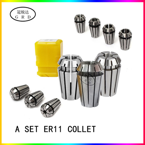 15pcs/set ER11 1-7mm spring collet high precision collet set for CNC Engraving Machine Lathe Mill Tool er11 chuck tool holder ► Photo 1/4