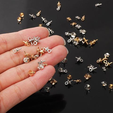 50pcs/lot DIY Fashion Jewelry Accessory Hanging cap Claw Nails Alloy Material Rhodium Plating Pendant Making Department ► Photo 1/6