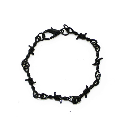 Gothic Punk Silver Color Wire Brambles Bracelet Barbed Wire Brambles Link Chain Bangle Fashion Jewelry Rock Night Club Unisex ► Photo 1/5